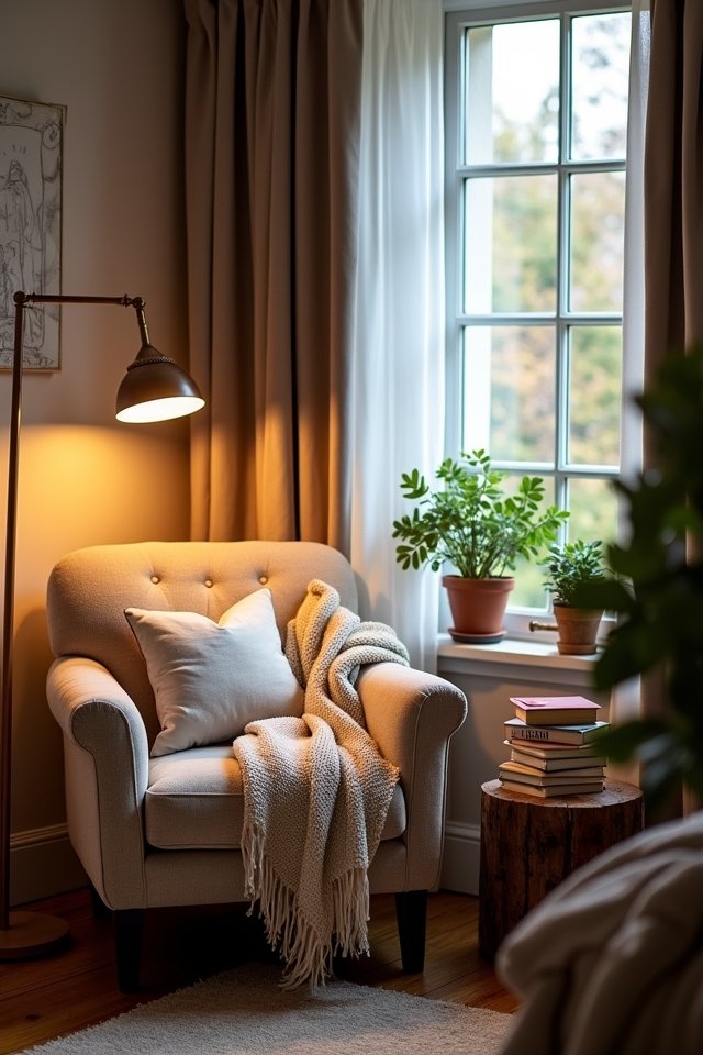 cozy corner for reading