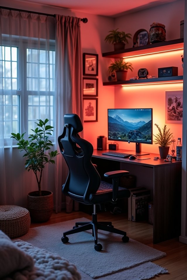cozy corner gaming retreat