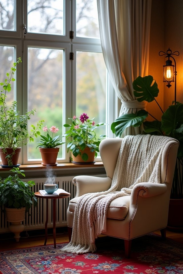 cozy corner reading retreat