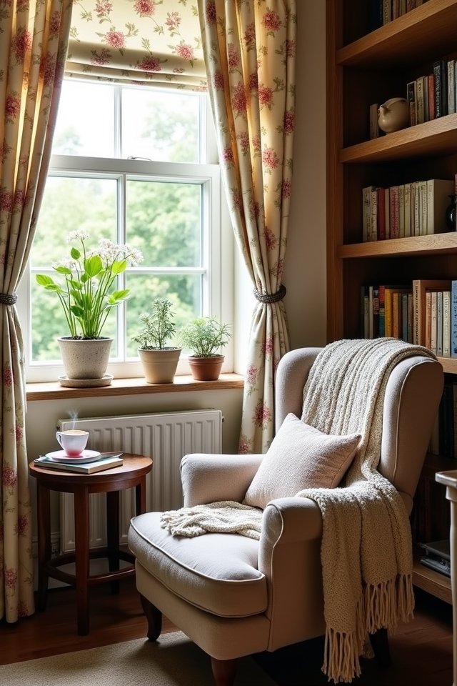 cozy corner reading retreat