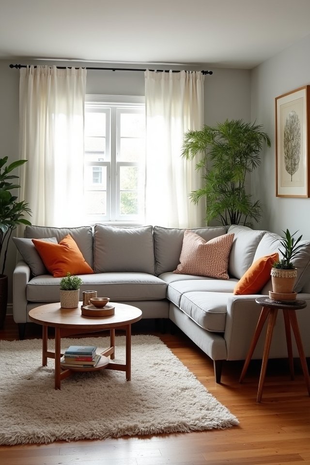 cozy corner seating arrangement