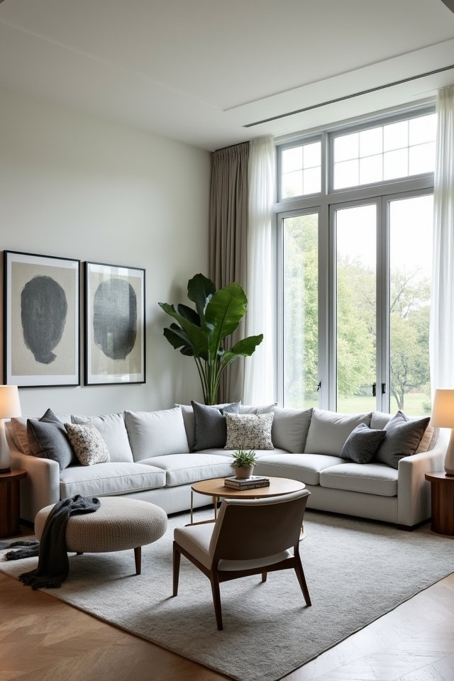 cozy corner sofa arrangement