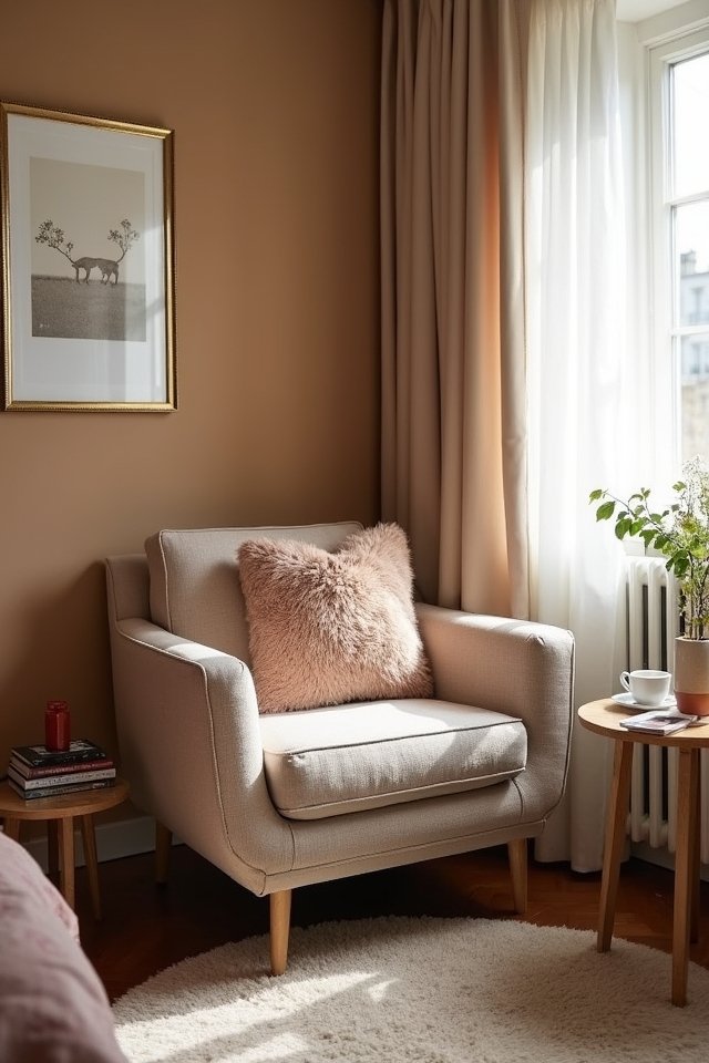 cozy corner with armchair