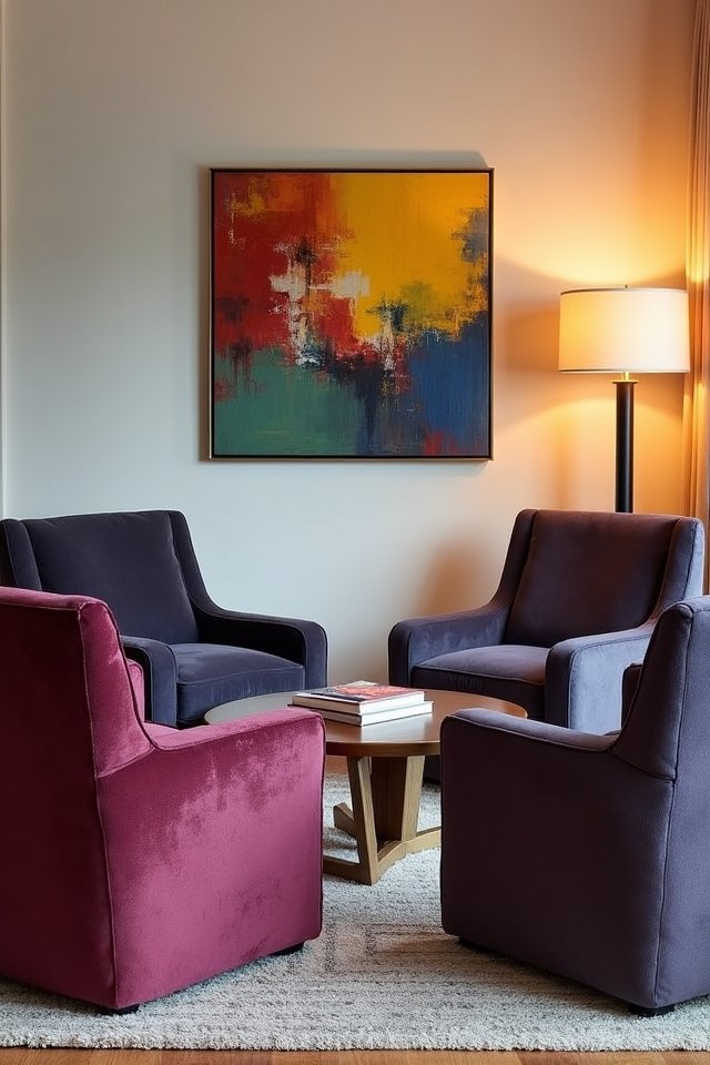 cozy corner with oversized seating