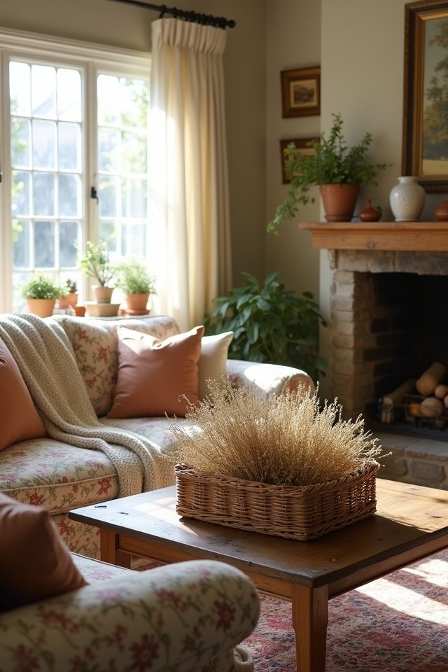 cozy cottagecore natural elements