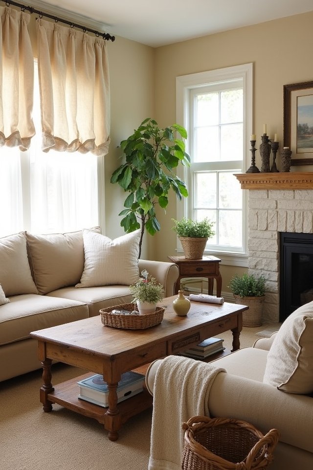 cozy countryside living room
