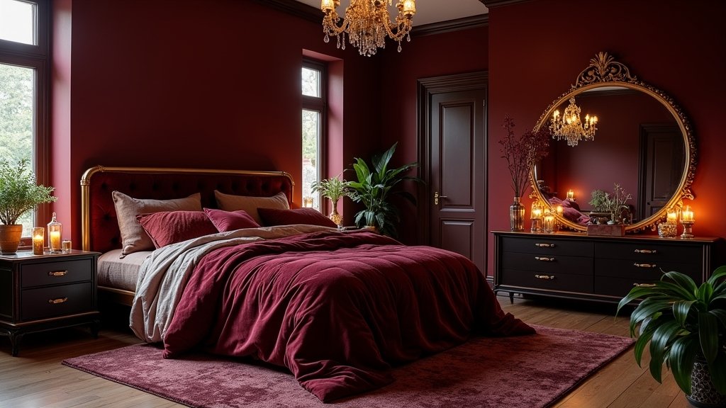 cozy dark feminine retreat