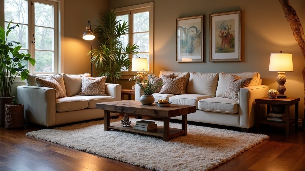 cozy dark hardwood living rooms