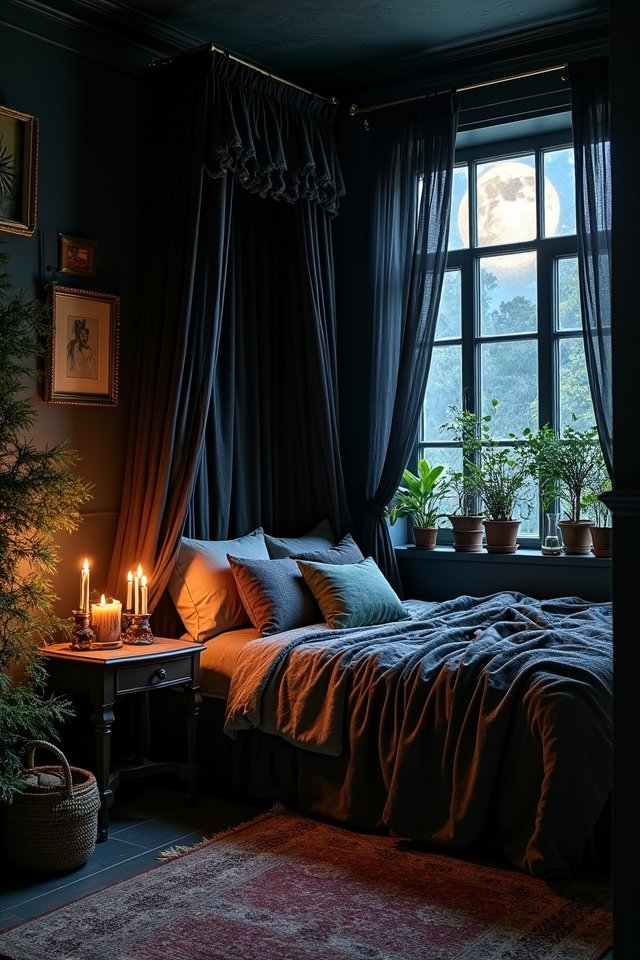 cozy dark paint transformation