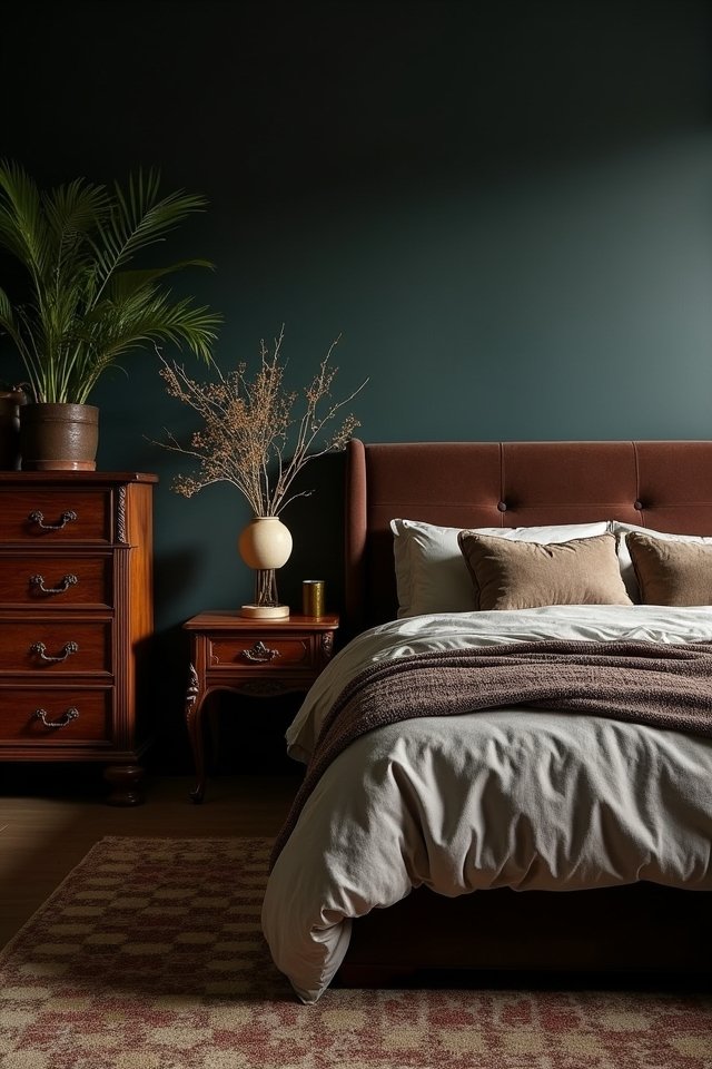 cozy dark wood sanctuary