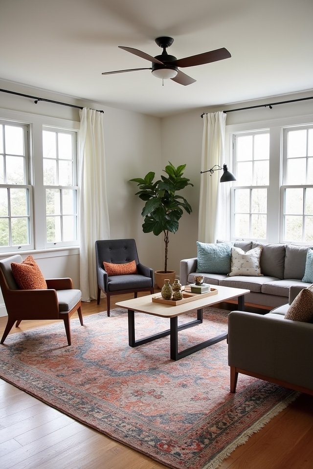 cozy defined living spaces