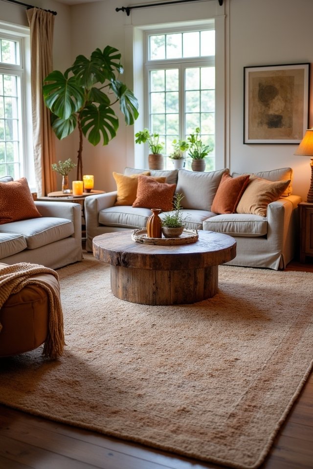 cozy defined living spaces