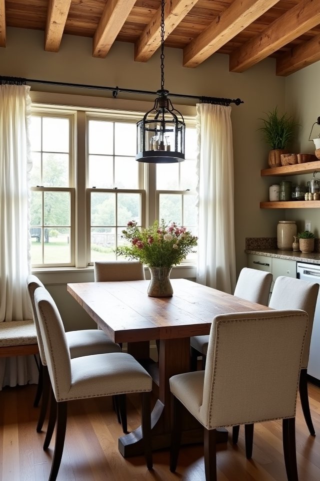 cozy dining nook creation