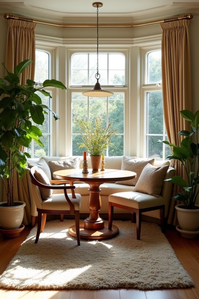 cozy dining space creation