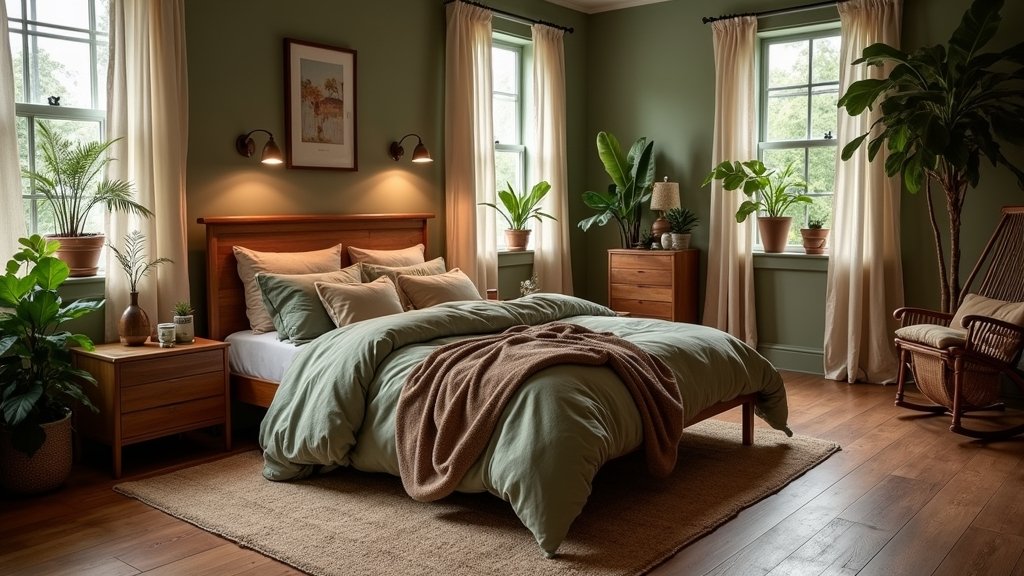 cozy earthy bedroom designs