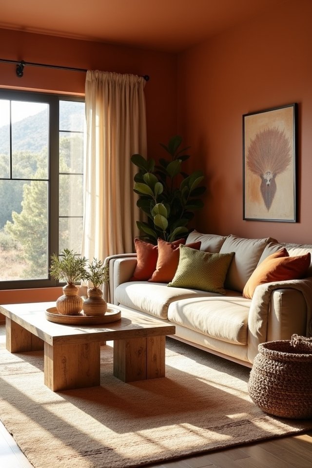 cozy earthy color retreat