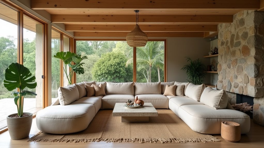 cozy earthy modern interiors