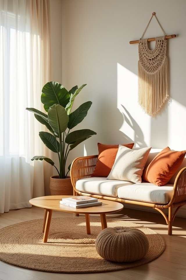 cozy earthy tone decor