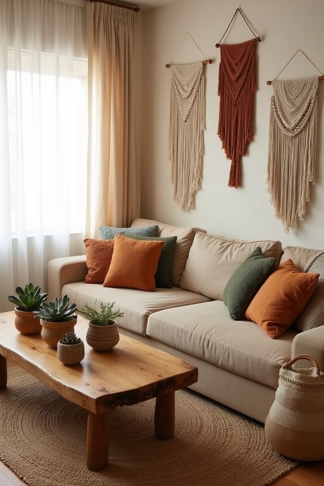 cozy earthy tones decor