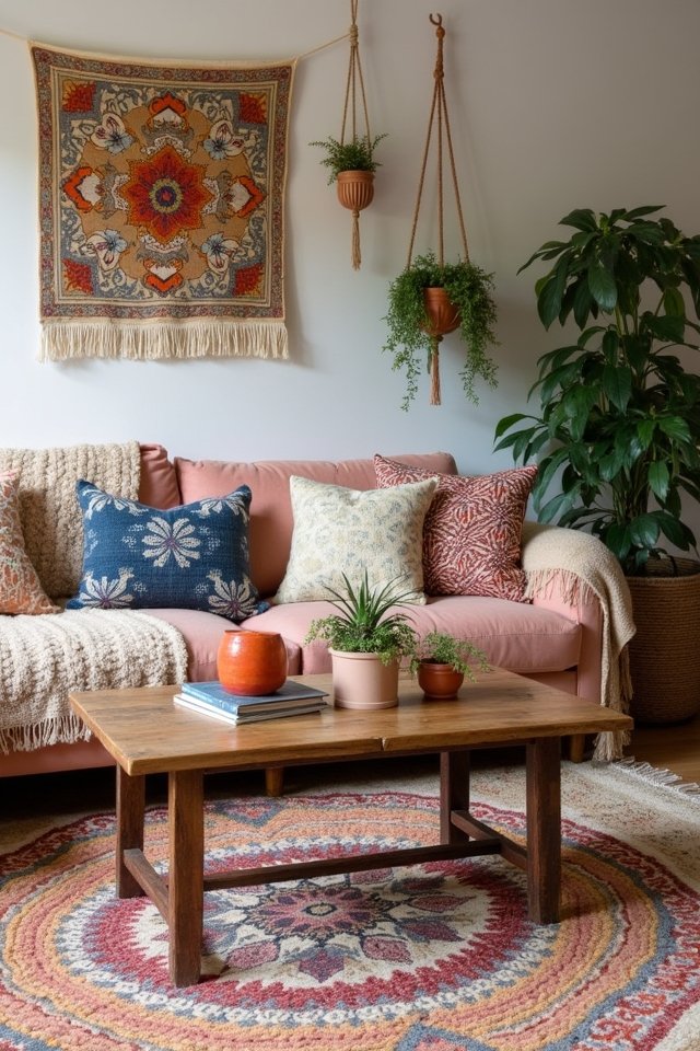 cozy eclectic living room design