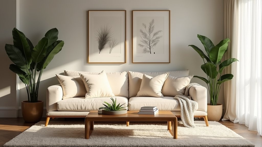 cozy elegant cream sofas
