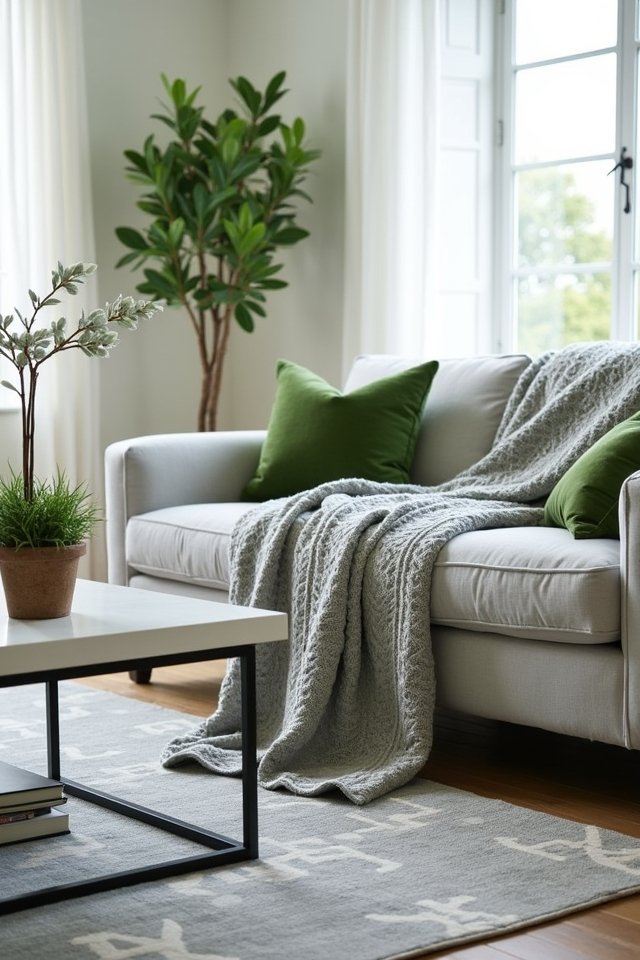 cozy embroidered throw blankets