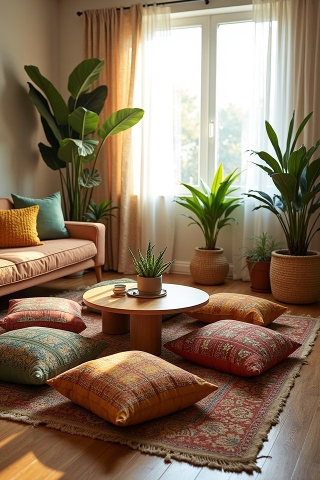cozy extra floor seating