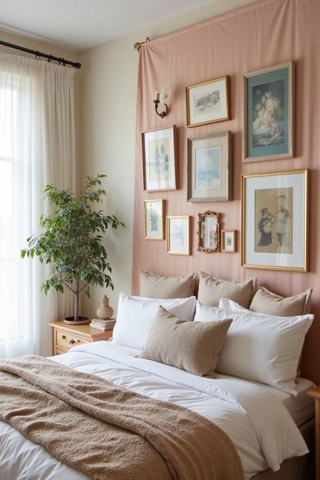 cozy fabric backdrop transformation