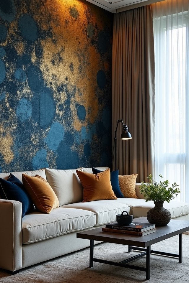cozy fabric wall coverings