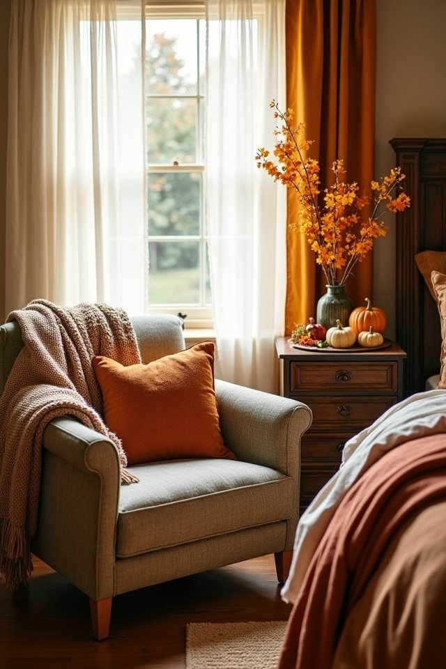 cozy fall bedroom aesthetics