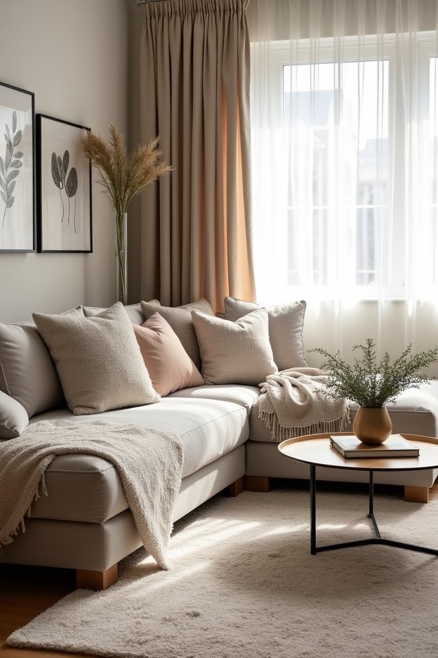 cozy family friendly living room