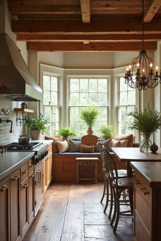 cozy family gathering kitchen