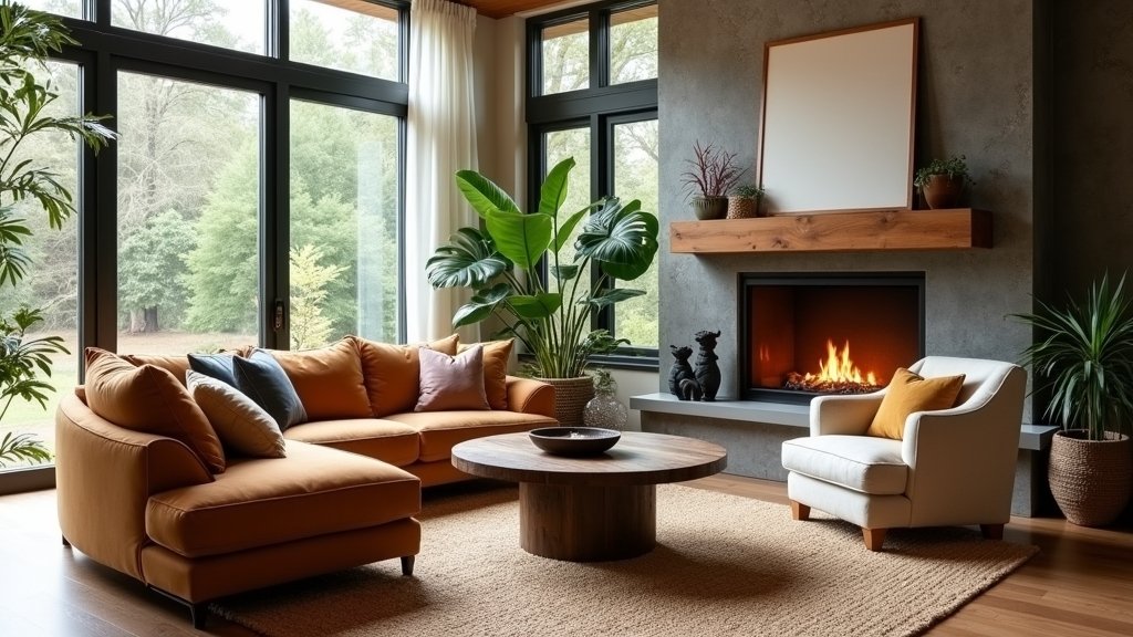 cozy family gathering spaces