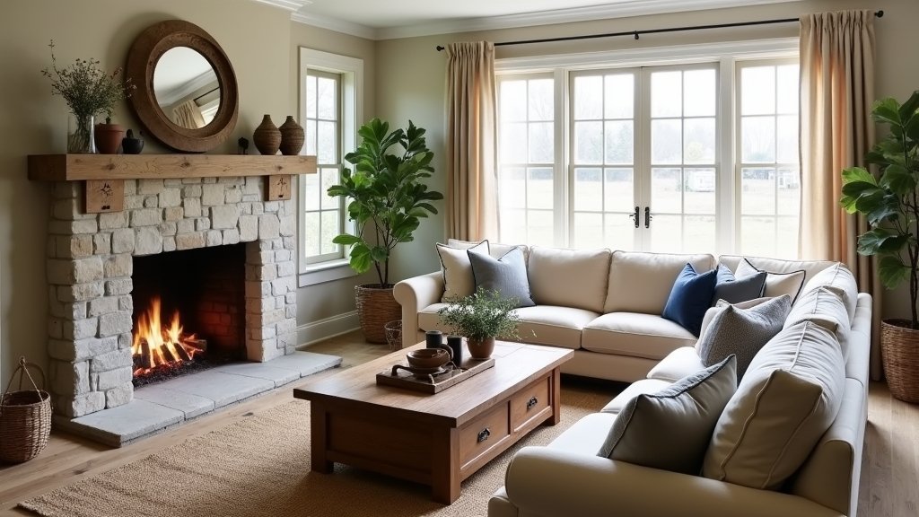 cozy farmhouse living room ideas
