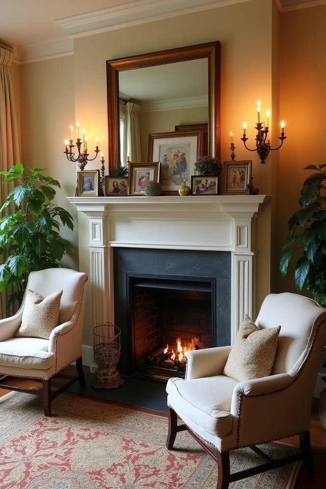 cozy fireplace area ideas