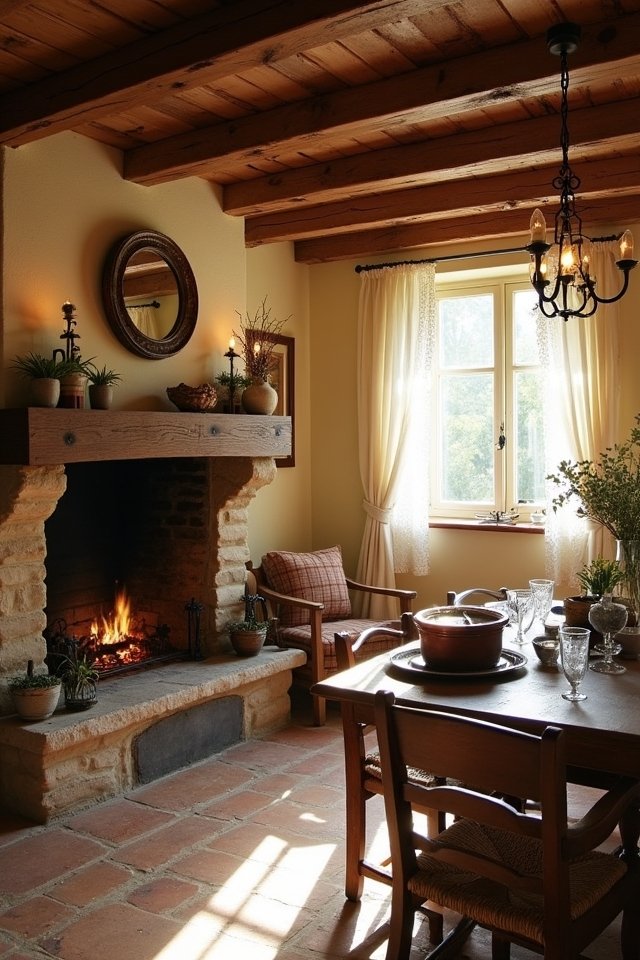 cozy fireplace family gatherings