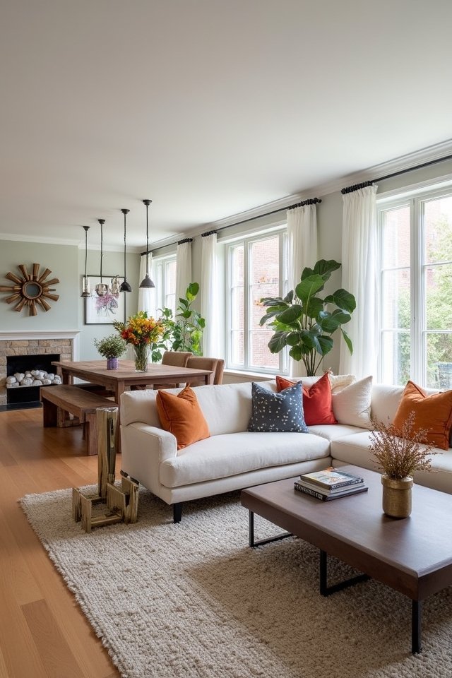 cozy flexible seating arrangements