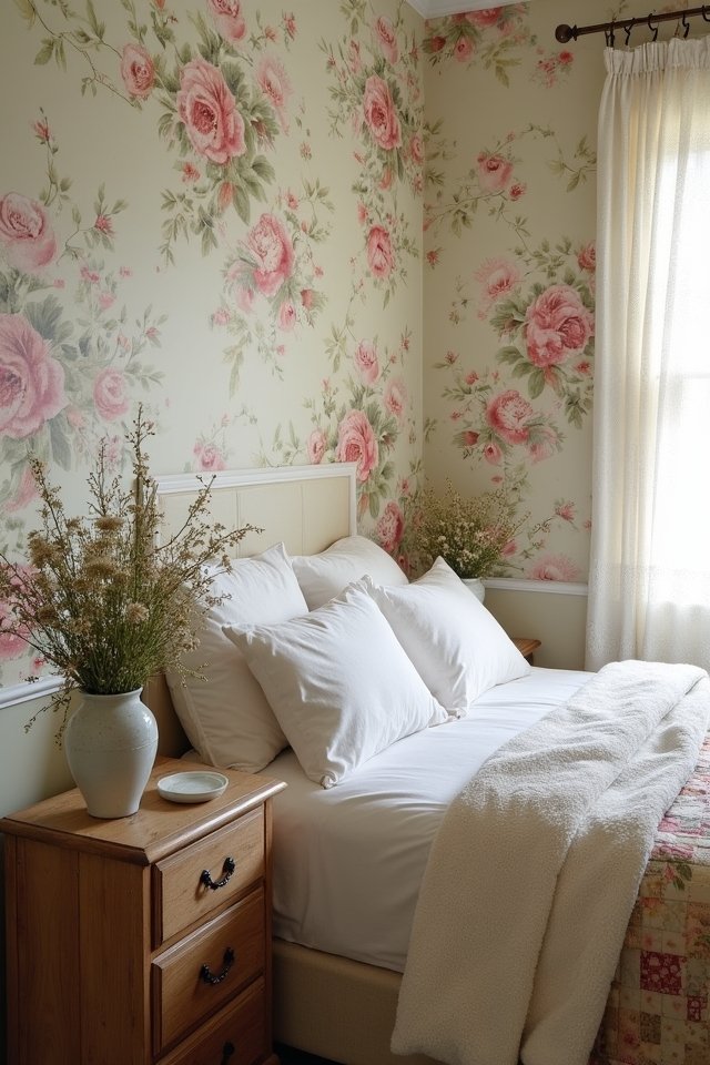 cozy floral bedroom retreat