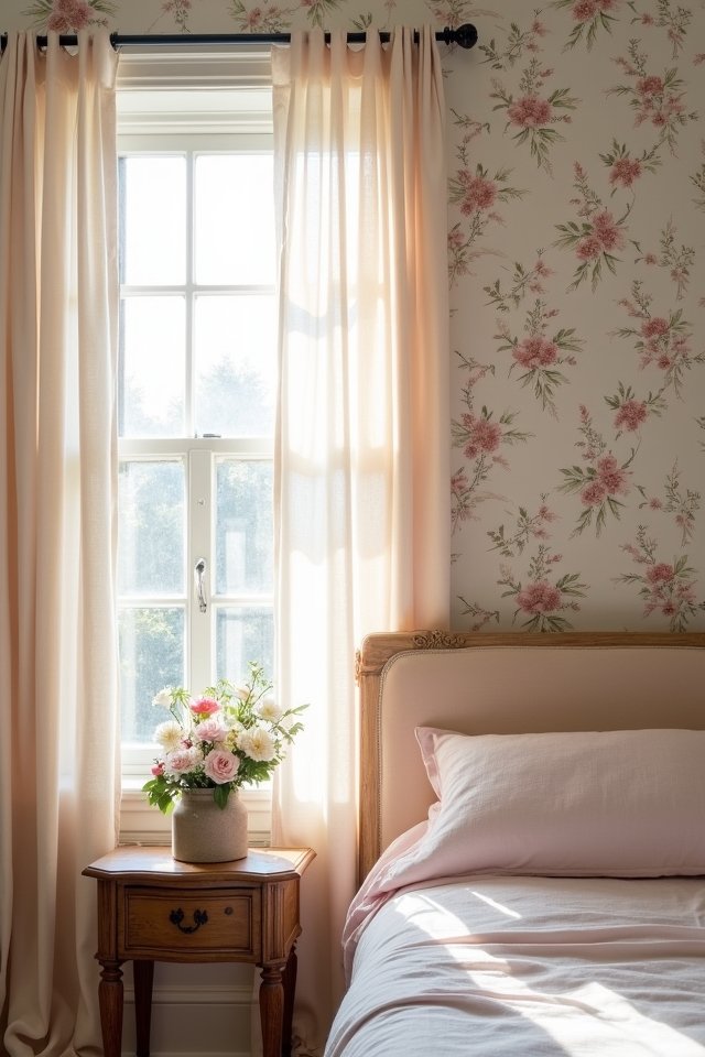 cozy floral bedroom transformation