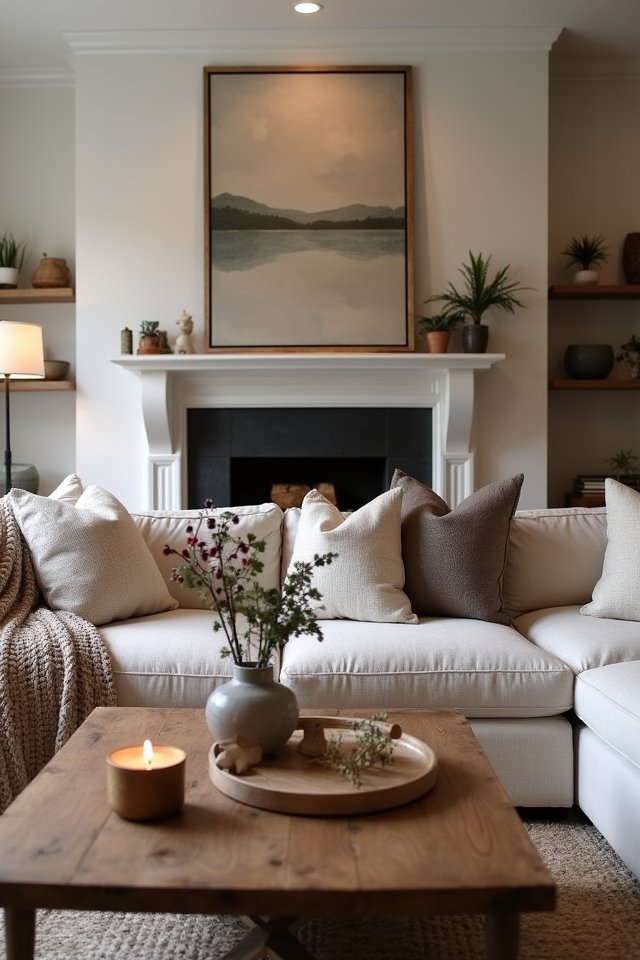 cozy focal point creation