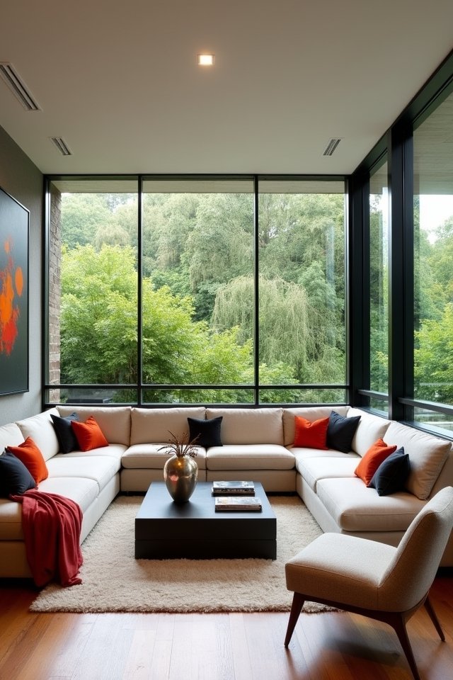 cozy functional built in seating