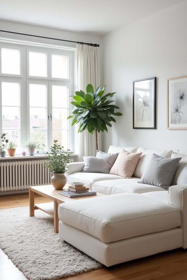 cozy functional minimalist warmth