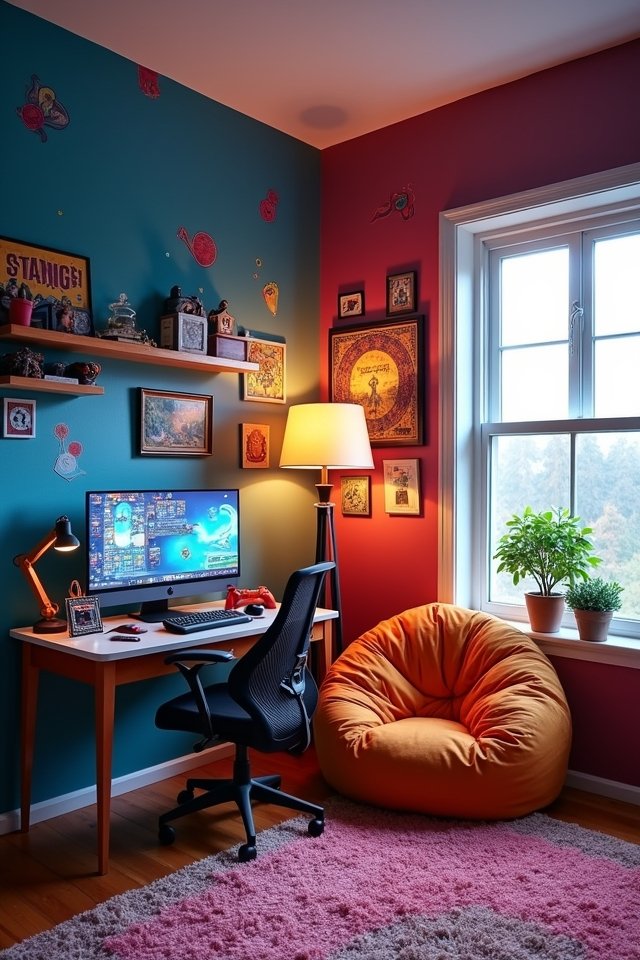 cozy gaming nook retreat