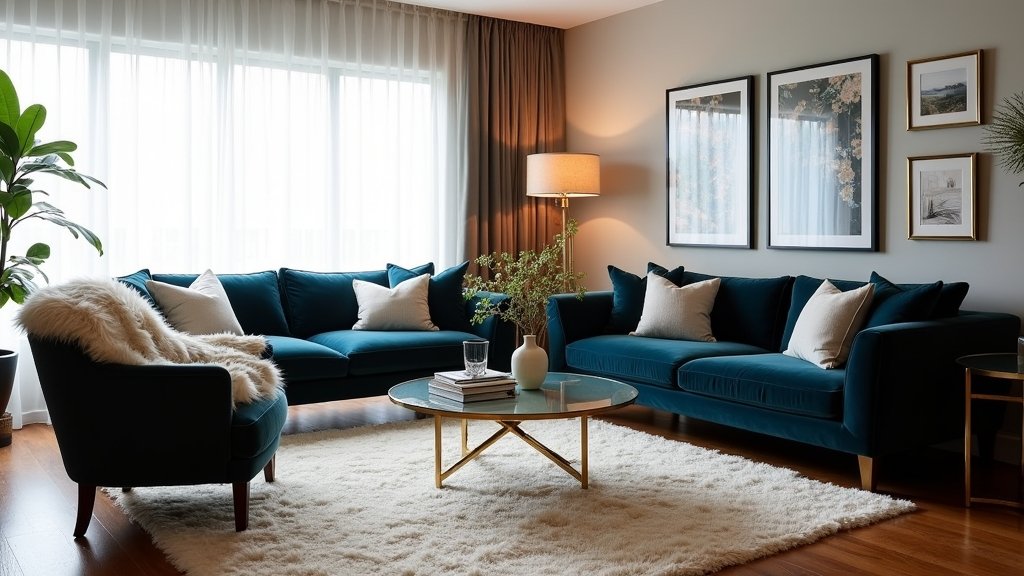 cozy glam living room ideas
