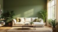 cozy green living room ideas