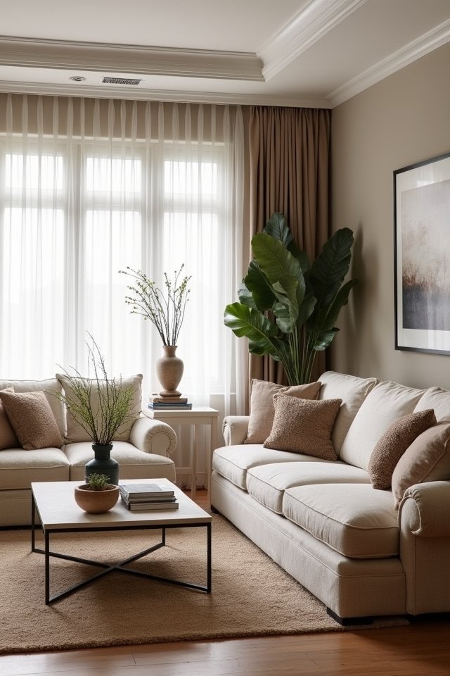 cozy greige wall transformation