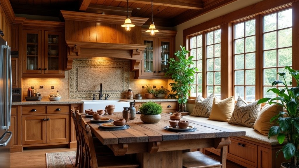 cozy handcrafted kitchen ideas