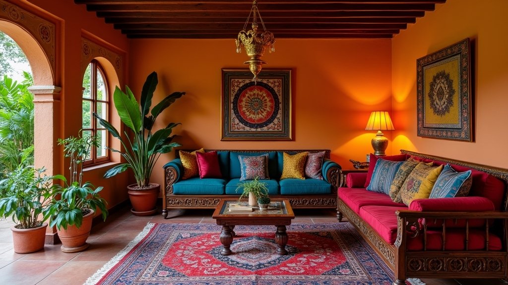 cozy indian living room decor