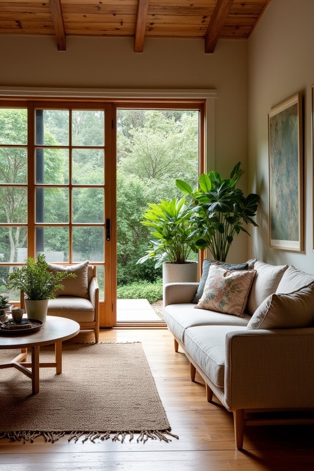 cozy indoor outdoor connection