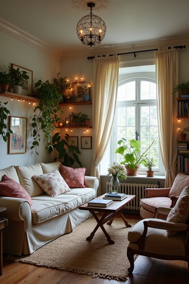cozy intimate living space